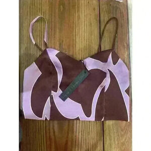 House of harlow satin bra top Size Small